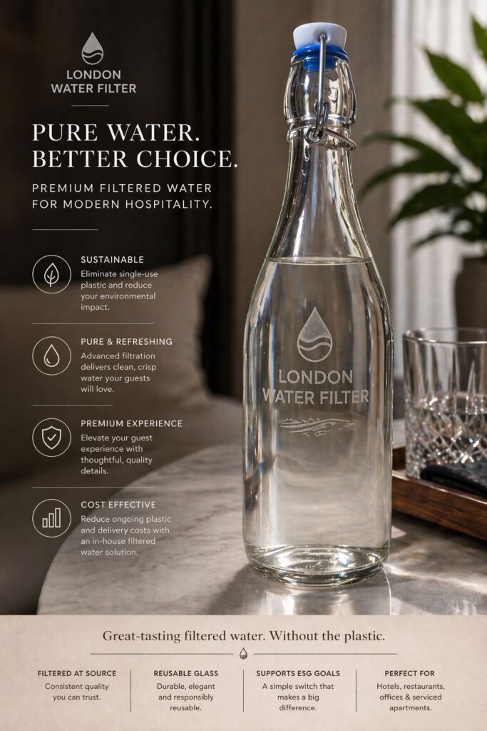 Premium reusable glass bottles