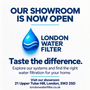 London water filter showroom – RO, filtered, chilled and sparkling water
